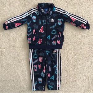 Adidas boys track suit